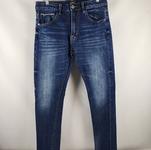ANOM Jeans Mens 34x31 Blue Selvedge Denim